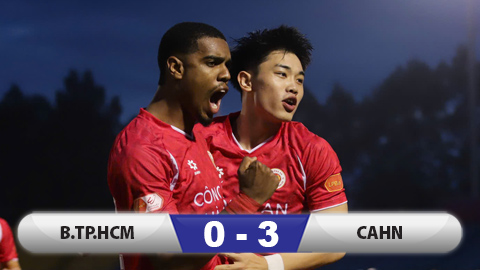  Kết quả Becamex TP.HCM 0-3 CAHN: ‘Thảm hoạ’ bắt đầu từ chiếc thẻ đỏ